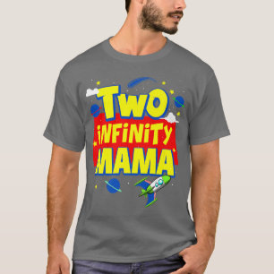 T-shirt Maman Deux Infinités Et Au-Delà Des Décorations An