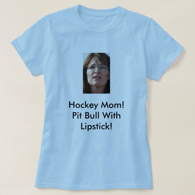 T-shirt Maman d'hockey de Sarah Palin (Design devant)