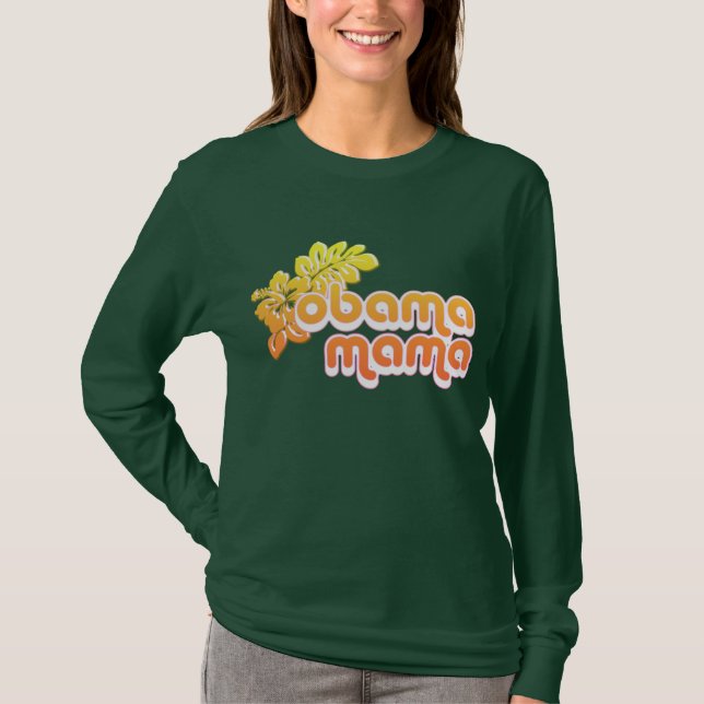 T-shirt maman d'obama (Devant)