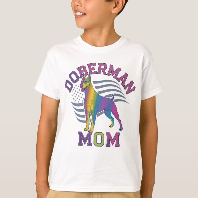 T-shirt Maman Doberman (Devant)
