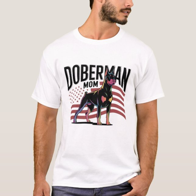 T-shirt Maman Doberman (Devant)