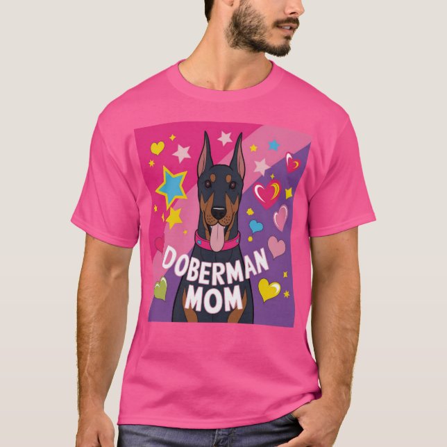 T-shirt Maman Doberman (Devant)