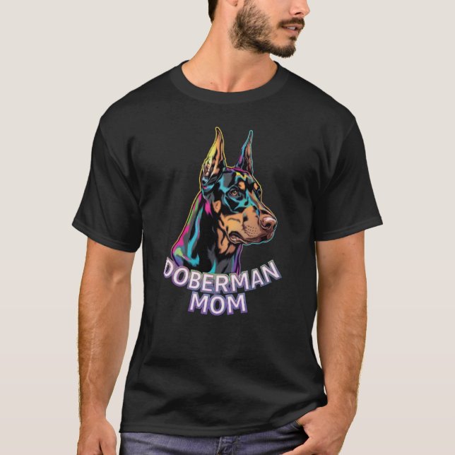 T-shirt Maman Doberman (Devant)