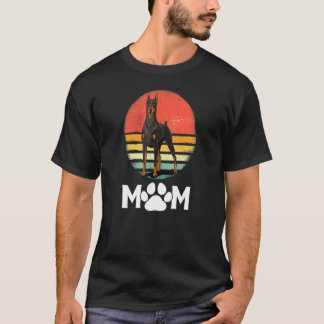 T-shirt Maman Doberman Mère de Chien Pinscher Dobie Maman
