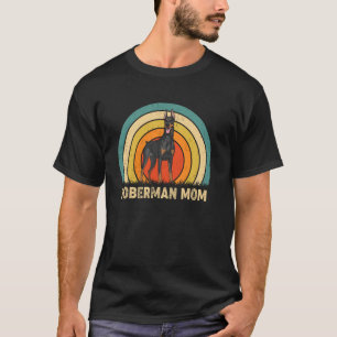 T-shirt Maman Doberman Tendance Maman Fête des Mères Drôle