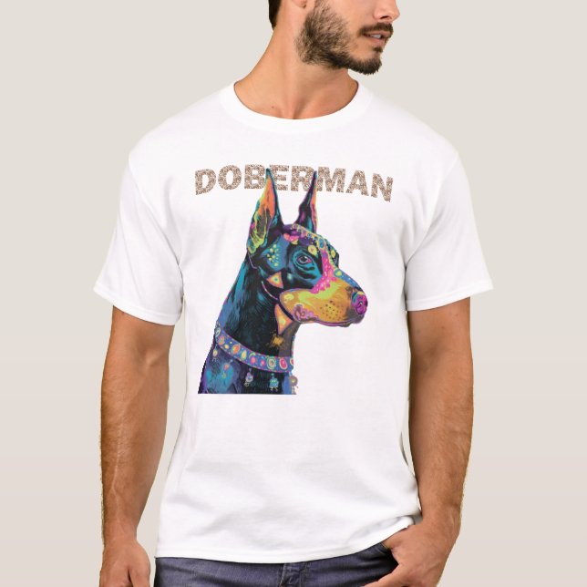 T-shirt Maman Dobermann (Devant)