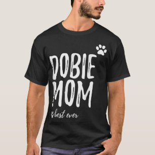T-shirt maman Dobie Doberman Doberman Doberman Chi