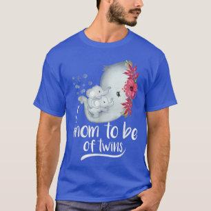 T-shirt Maman doit être de Twins Elephant Baby shower