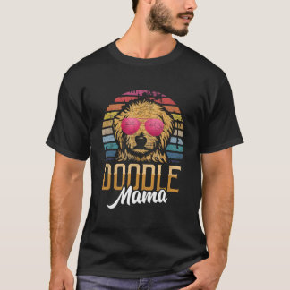 T-shirt Maman Doodle Goldendoodle Maman Goldendoodle