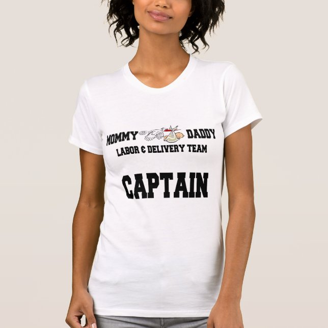 T-shirt Maman drôle à être de maternité (Devant)