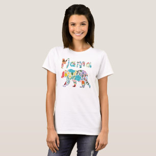 T-shirt Maman drôle assez mignonne Bear pour le jour de