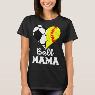 T-shirt Maman drôle de football doux Maman
