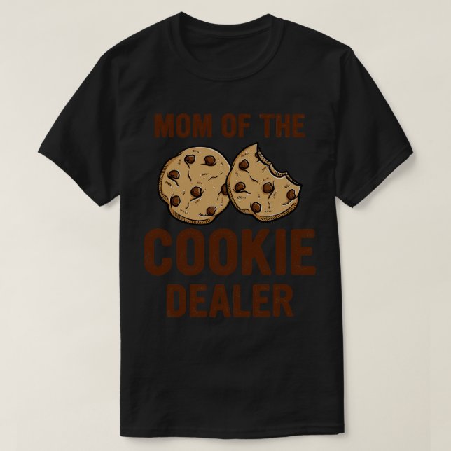 T-shirt Maman drôle des cookies (Design devant)