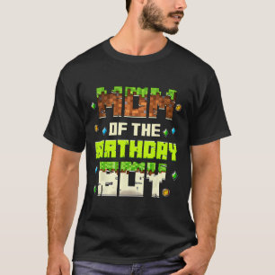 T-shirt Maman drôle du garçon d'anniversaire joueur vidéo 