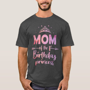 T-shirt Maman Du 1er Anniversaire Princesse Fille Un An