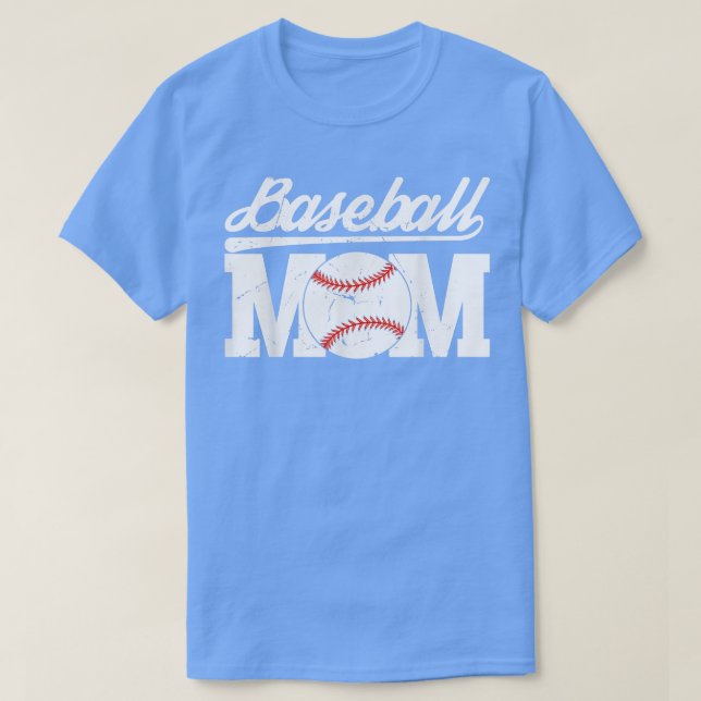 T-shirt Maman du baseball (Design devant)