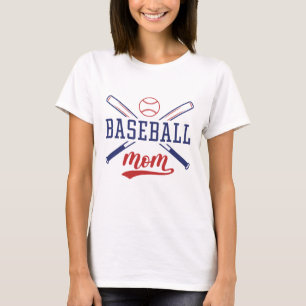 T-shirt Maman du baseball
