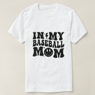 T-shirt Maman du baseball