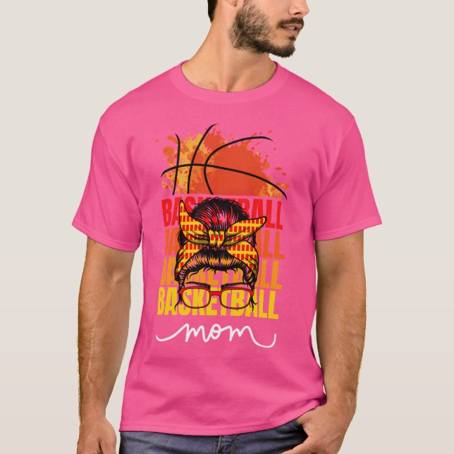 T-shirt Maman du basket (Devant)