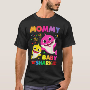 T-shirt Maman Du Bébé Requin Anniversaire Maman Requin C