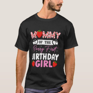 T-shirt Maman du Berry premier anniversaire fille paille d