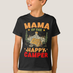 T-shirt Maman du campeur heureux premier anniversaire camp