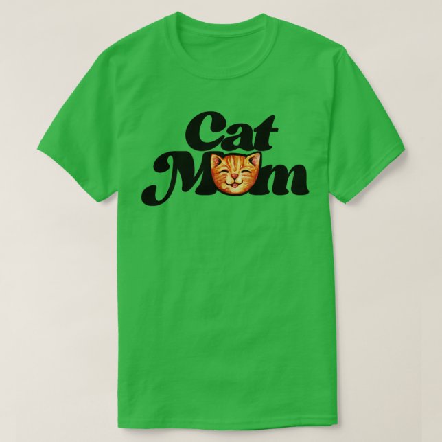T-shirt Maman du chat9 (Design devant)