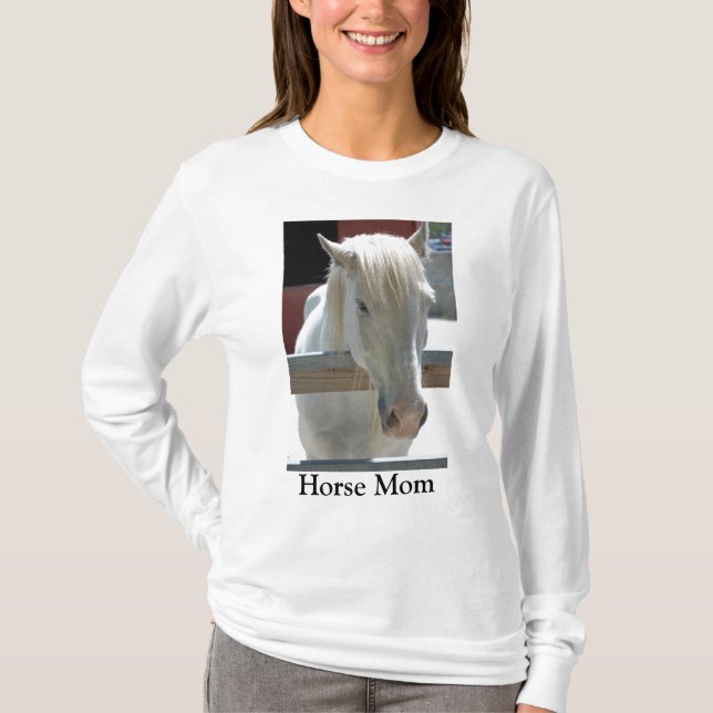 T-shirt Maman du cheval (Devant)