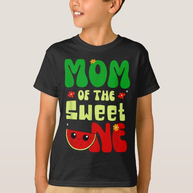 T-shirt Maman du doux pastèque fruit été (Devant)