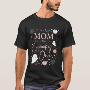 T-shirt Maman du Éffrayant One Girl First Birthday Pink Ha
