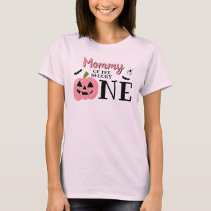 T-shirt Maman Du Éffrayant Un Halloween 1er Anniversaire