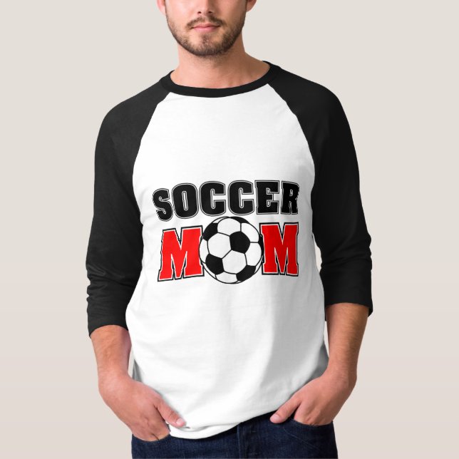 T-shirt Maman du football (Devant)