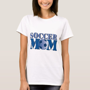 T-shirt Maman du football