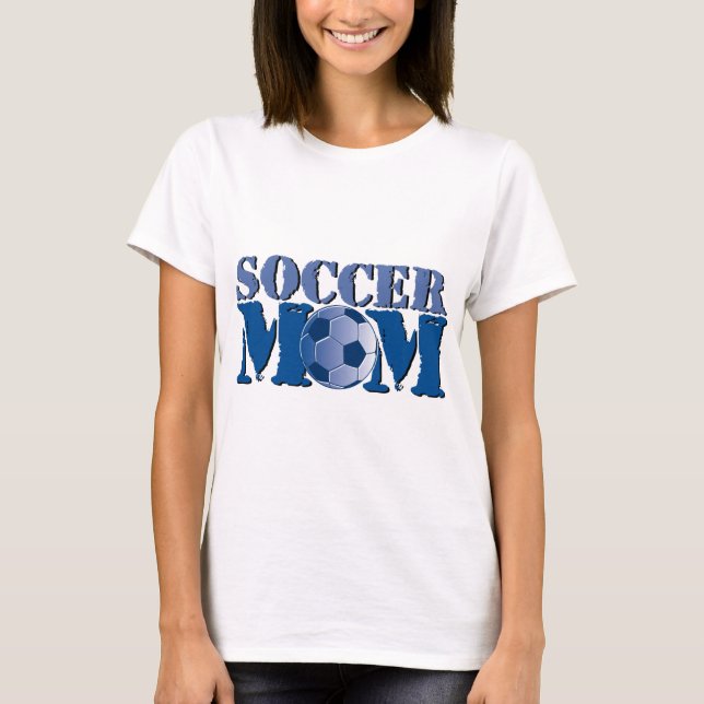T-shirt Maman du football (Devant)