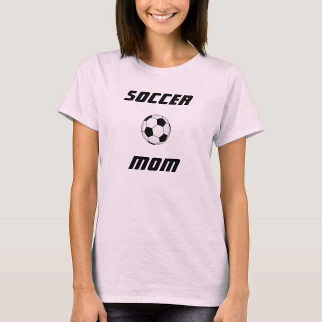 T-shirt Maman du football (Devant)