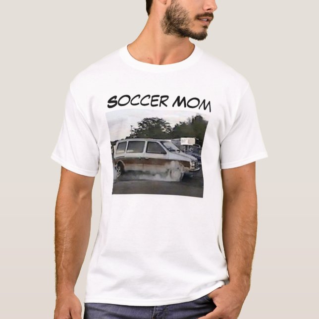 T-shirt Maman du football (Devant)