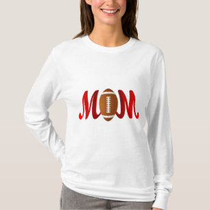 T-shirt Maman du football