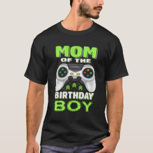 T-shirt Maman Du Garçon Anniversaire Correspondant Vidéo G