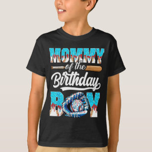 T-shirt Maman du garçon d'anniversaire Baseball Ice Cream