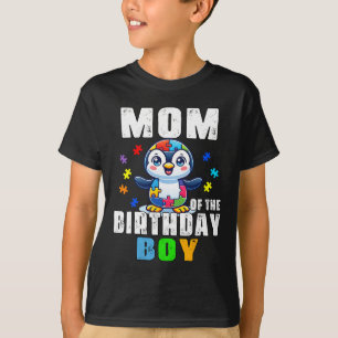 T-shirt Maman du garçon du jour d'anniversaire par