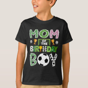 T-shirt Maman du garçon qui fête son anniversaire Football