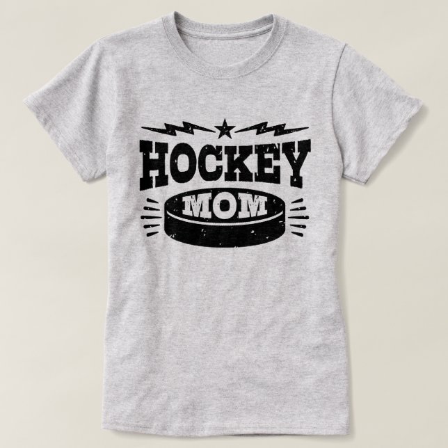 T-shirt Maman du hockey (Design devant)