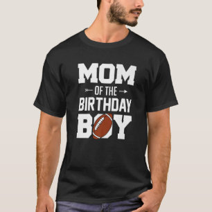 T-shirt Maman Du Jour D'Anniversaire Garçon Football Garço