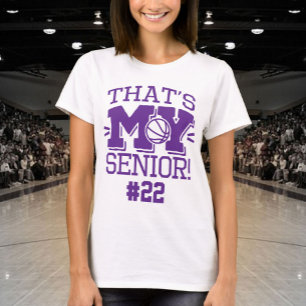 T-shirt Maman du numéro de maillot de basketball senior vi