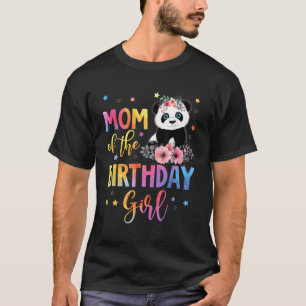 T-shirt Maman Du Panda Ours Maman Fleur Mère