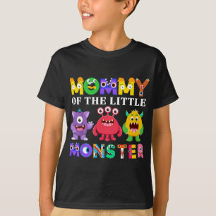 T-shirt Maman Du Petit Monstre Anniversaire Famille