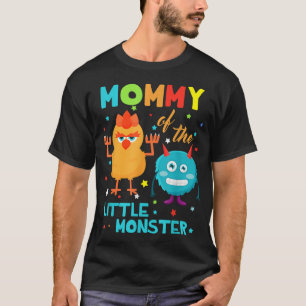 T-shirt Maman Du Petit Monstre Anniversaire Famille Monste