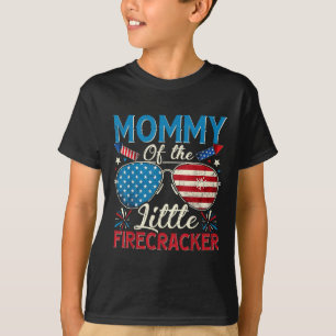 T-shirt Maman du petit pétard 4 juillet maman Wo