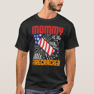 T-shirt Maman Du Petit Pirateur 4 juillet Naissance