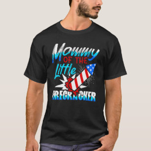 T-shirt Maman Du Petit Pirateur 4 juillet Naissance